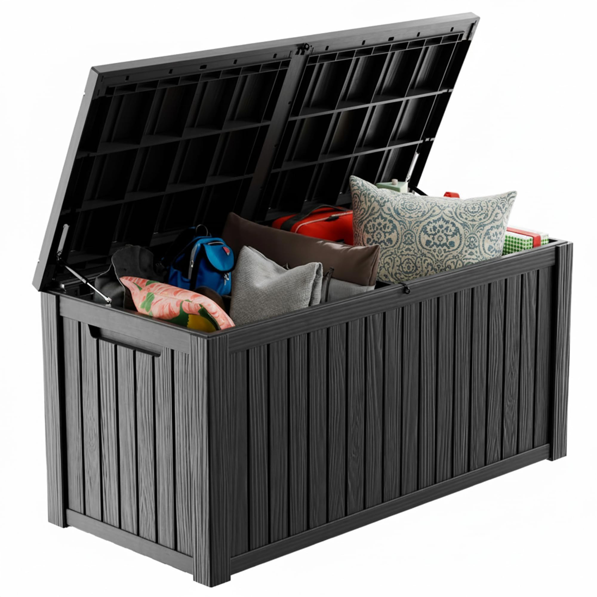 MAIUSCOLI 200 Gallon Waterproof Resin Outdoor Storage Box