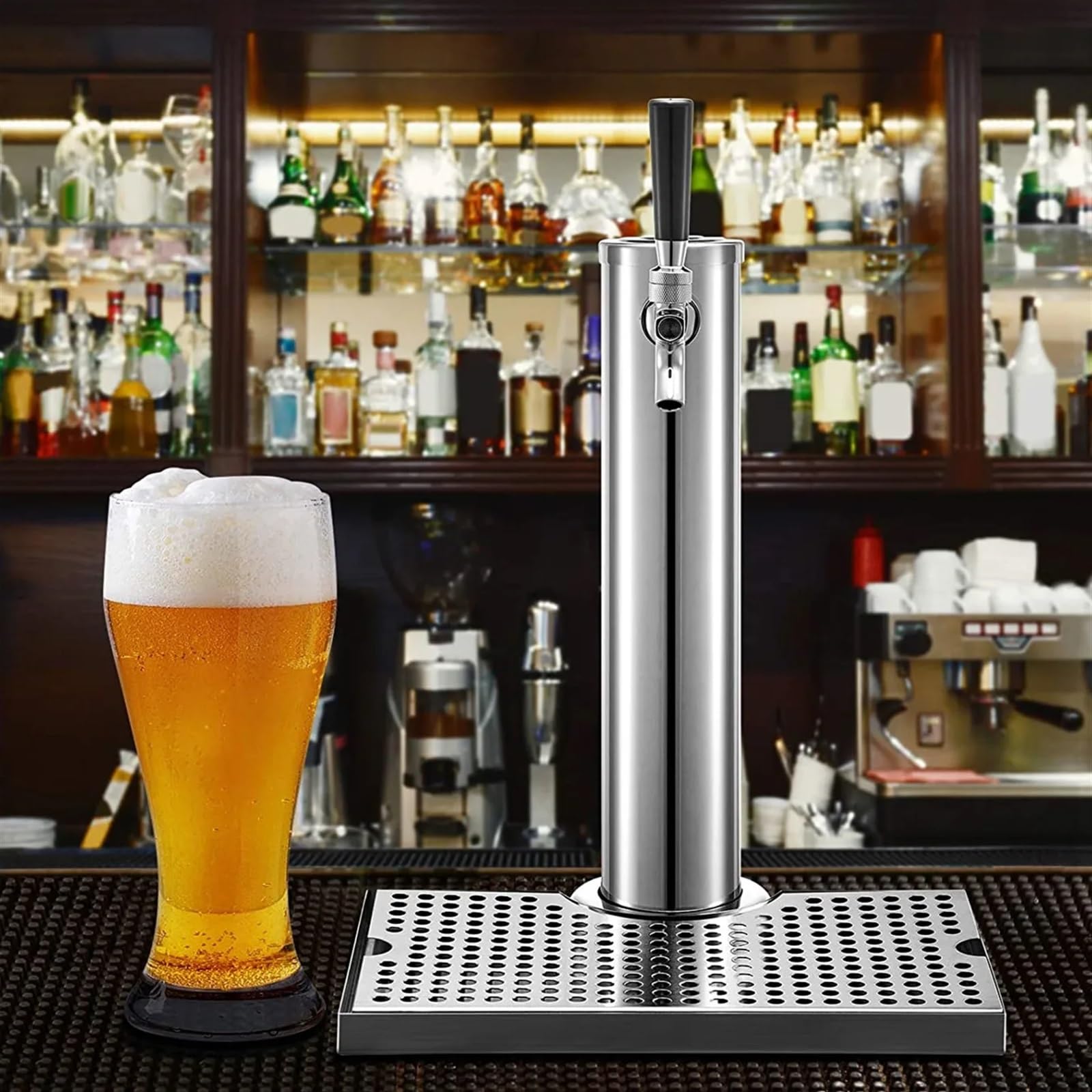 MOBIELE BIERTAP INCL. SPOELBAK EN 2 TAPKRANEN - A&K Partyverhuur