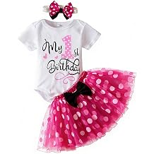NNJXD Baby Girl 1st Birthday Party Outfits Sets Tutu Toddler Infant Clothes | Toddler Girl Clothing
