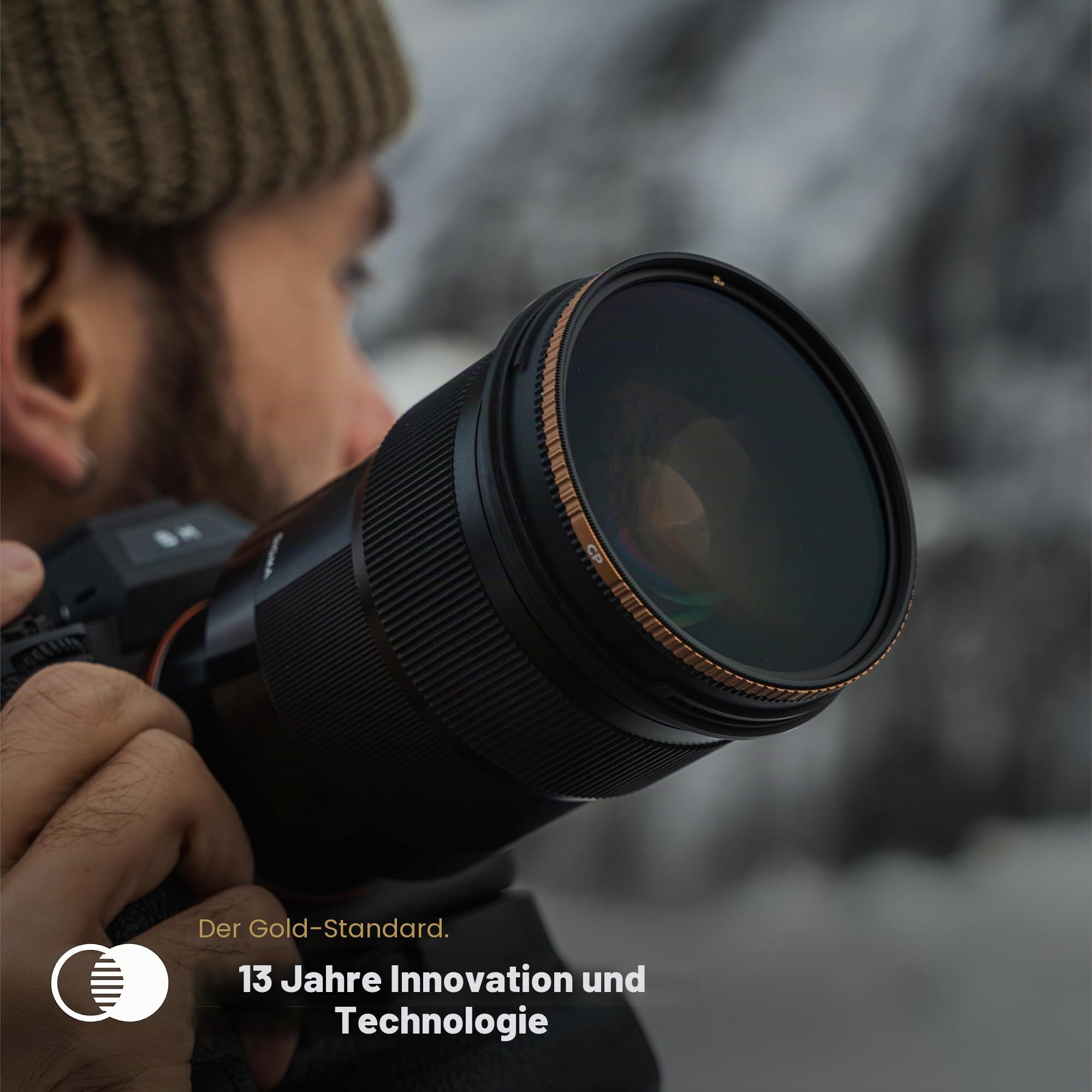 PolarPro - Quartzline CPol - 82 mm - Perfekte Farbneutralität - Messingrahmen - Kratzfeste/ölabweisende/hydrophobe Beschichtung - Cinema Series - Polarisationsfilter – Bild 7