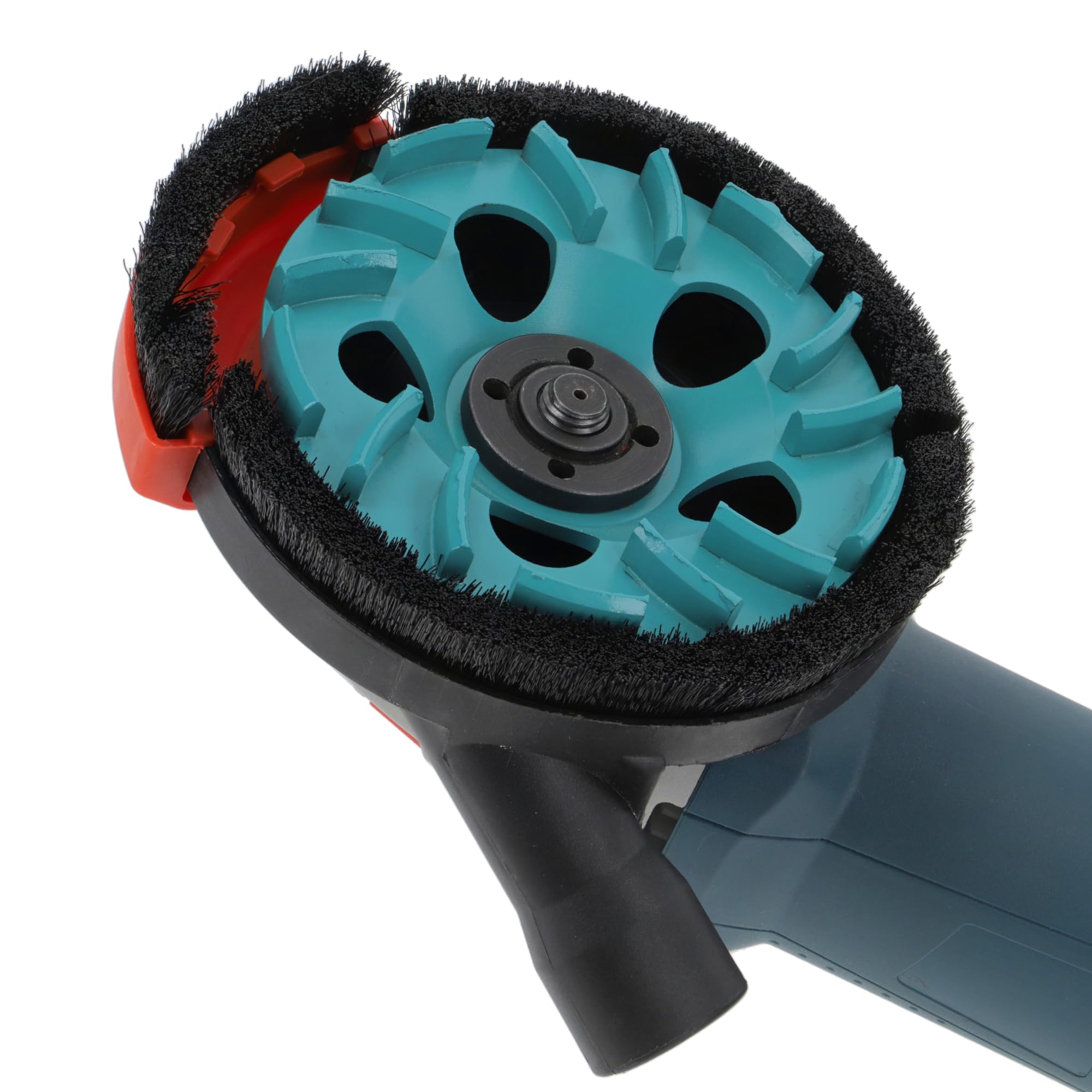 PRODIAMANT TurboFlex - Disco abrasivo de diamante (125 mm, M14, 15 segmentos de tejado, para hormigón, pavimento, nivelación, yeso, pintura, pegamento y recubrimientos epoxi)