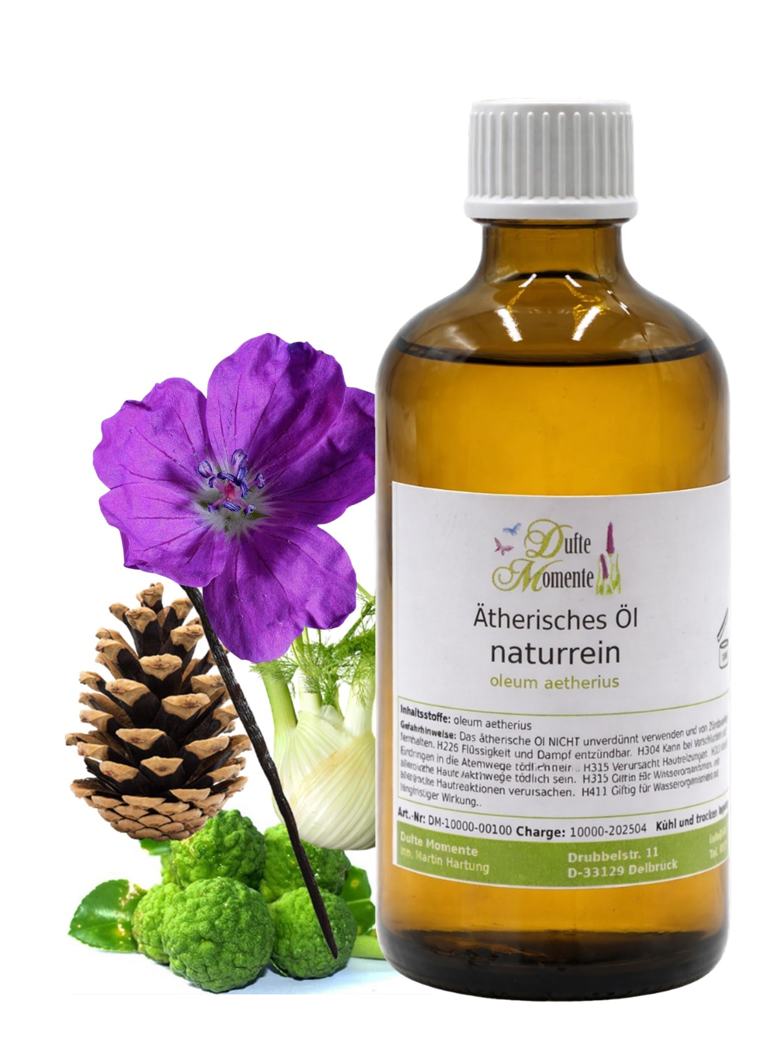 Ätherische Ölmischung Indian Summer 100 ml – Bergamotte, Fenchel, Geranium, Latschenkiefer & Tonkabohne – naturrein – für Saunaaufguss, Diffusor & Duftlampe