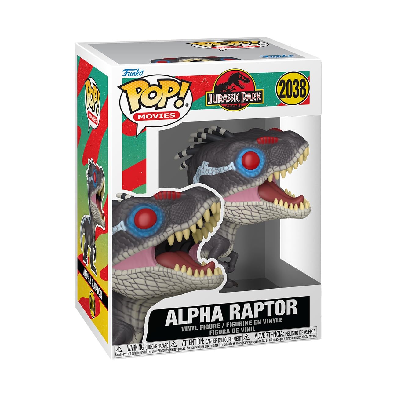 Funko POP! Movies: Jurassic Park - Alpha Raptor - Collectable Vinyl Figure - Gift Idea - Official Merchandise - Toys For Kids & Adults - Model Figure for Collectors and Display