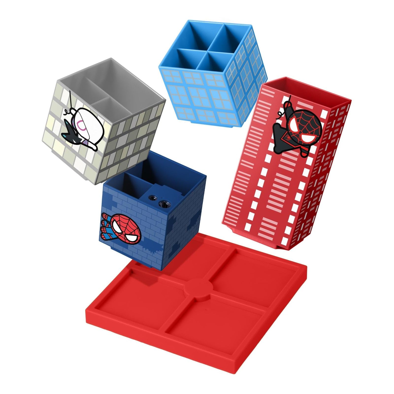 Paladone Spiderman Organiseur de bureau sous licence officielle de bande dessinée, décoration et cadeau, accessoire de bureau et de table de super-héros Marvel nostalgique