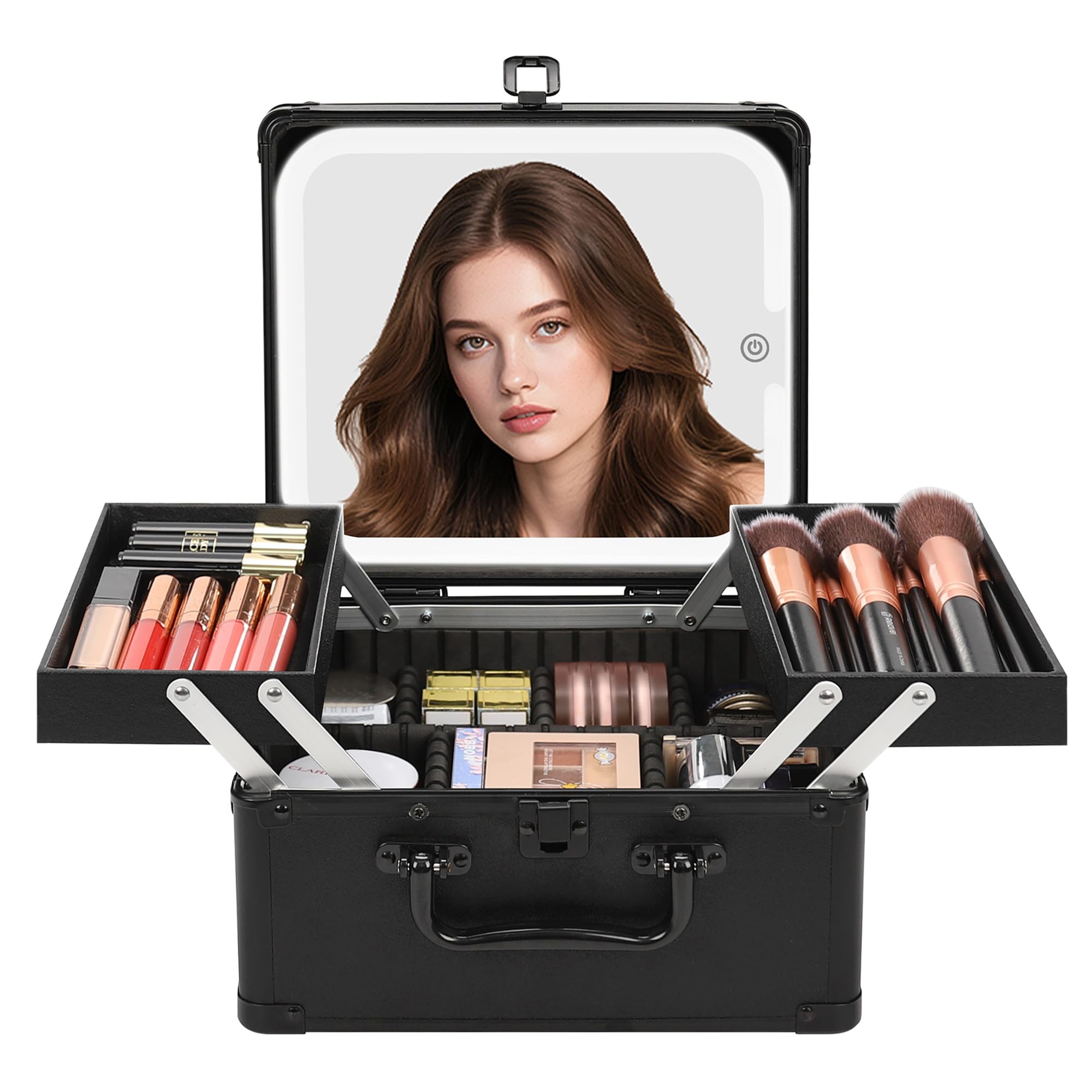 Chomeiu Makeup Bag with Mirror