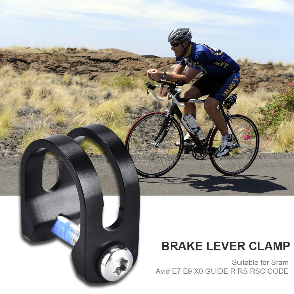 Karriter Lot De 2 Colliers De Serrage Levier Frein Vélo - Acier Inoxydable, Compatible SRAM E7 E9 X0 Guide R Code