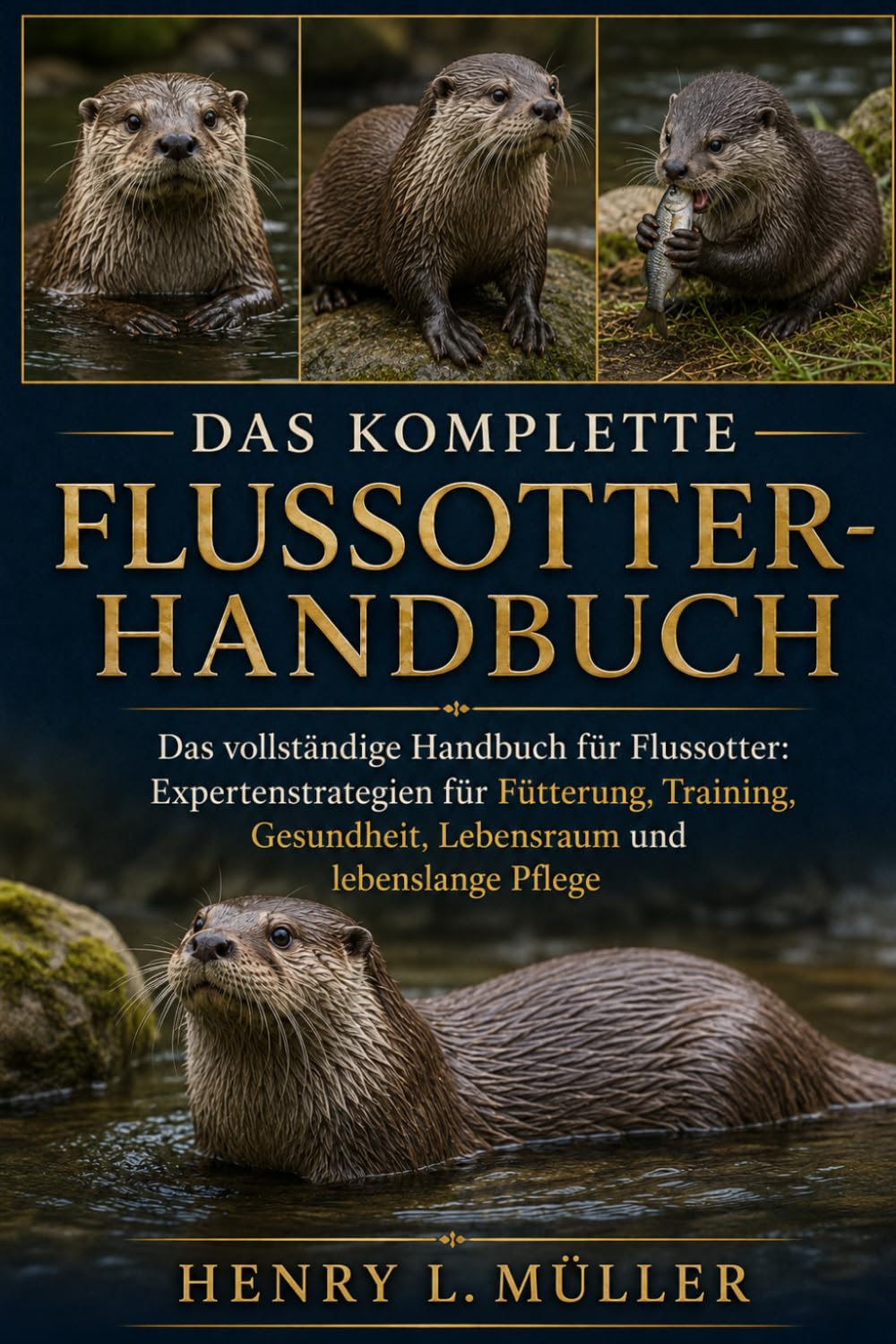 DAS KOMPLETTE FLUSSOTTER-HANDBUCH: Das vollständige Handbuch für Flussotter: Expertenstrategien für Fütterung, Training, Gesundheit, Lebensraum und lebenslange Pflege