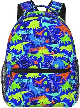 Dinosaur Backpack for Boys Kids School Backpack Laptop Backpack Travel Hiking Camping Work Computer Back Packs School Gifts