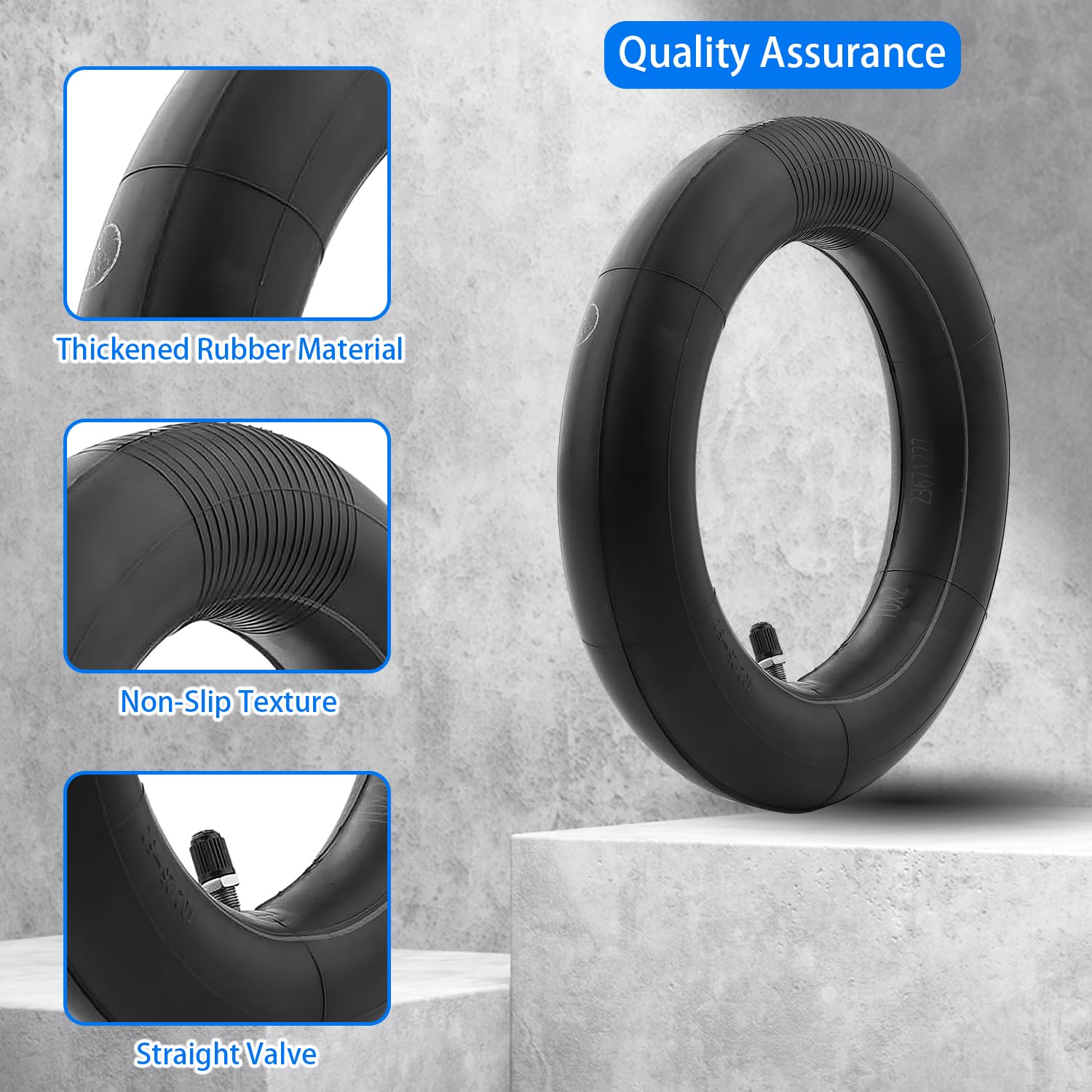 Camera D'Aria Per Scooter 10x2 Pollici - Ricambio Per Ruota Anteriore/Posteriore - Foto 2