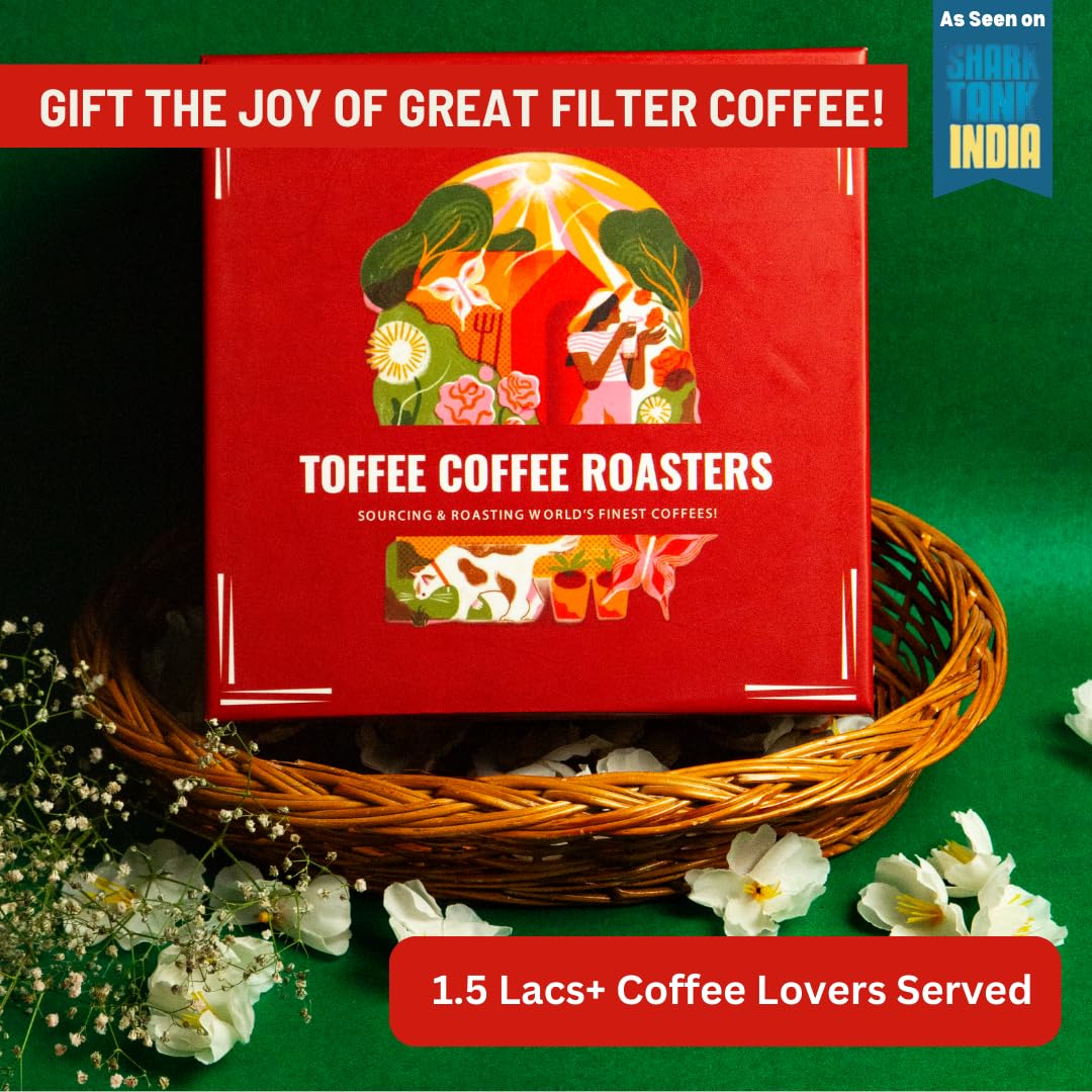 Toffee Coffee Roasters | World of Instant Coffee Gift Set | Assorted Speciality Instant Coffee (Brazil | Colombia | Ethiopia) 50 gm each | Rakhi Gift Set for Brother, Corporate Bulk Gifting. 1