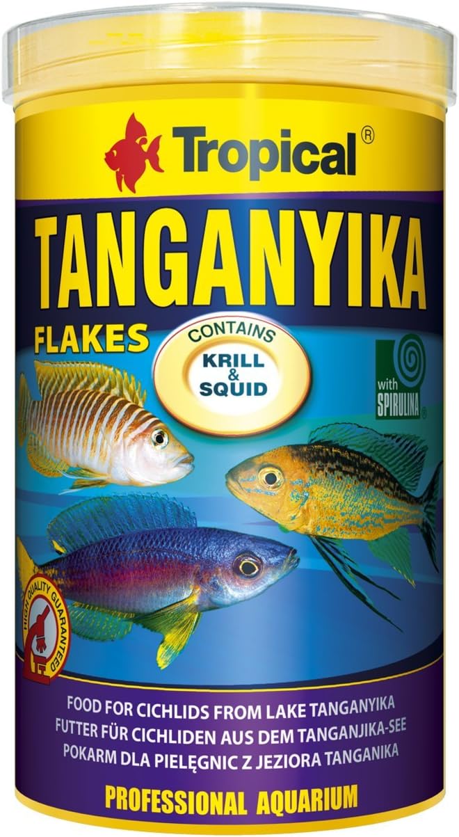 Tropical Tanganyika 1200ml/220g Special flake for Cichlids from Lake