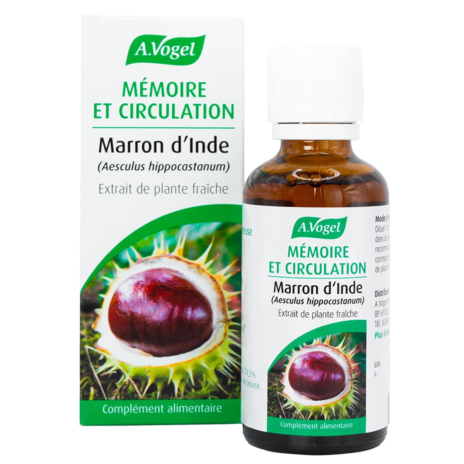 A.Vogel Fresh Plant Extract Indian Brown | Memory and Circulation | Swiss Laboratory