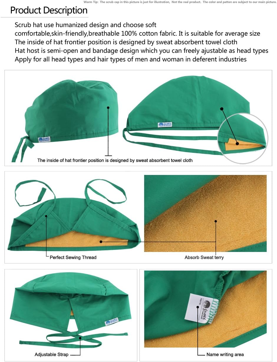 GUOER Women's and Men's Cap Working Hat One Size Multiple Color - Image 5