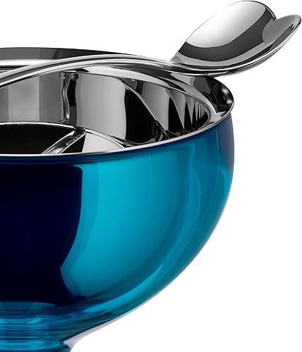 Miniatura 4 de Alessi Big Love Bowl+Cuchara, Azul