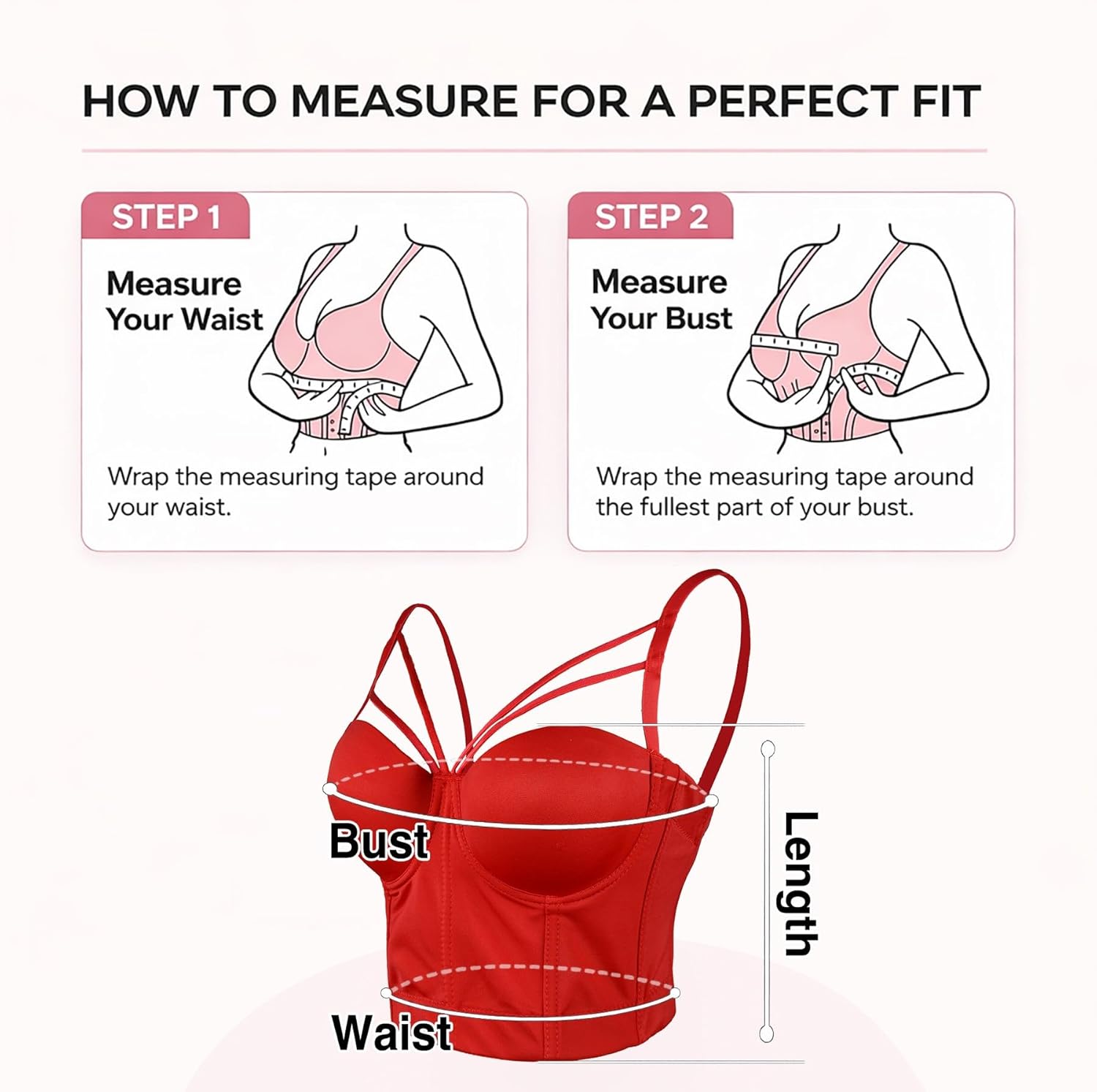 ELLACCI Women's Sexy Cut Cross Strappy Gothic Bustier Tops Caged Cropped Top Black - Image 6