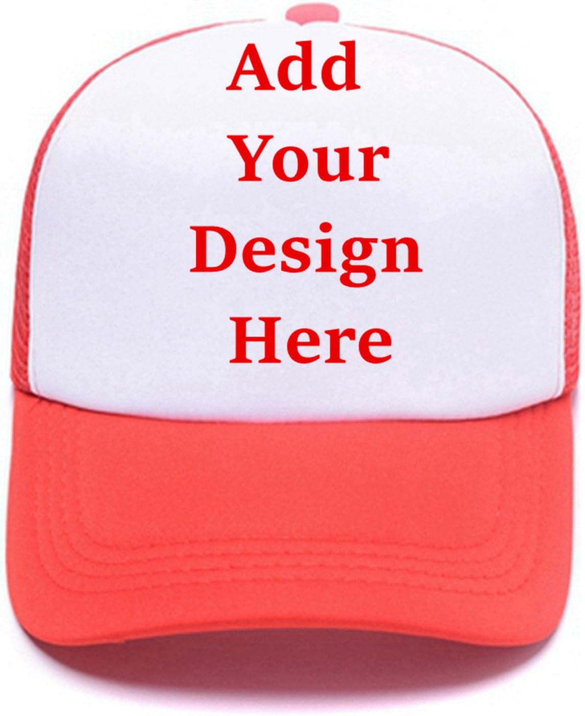 Personalized Snapback Trucker Hats Custom Unisex Mesh Outdoors Baseball Caps