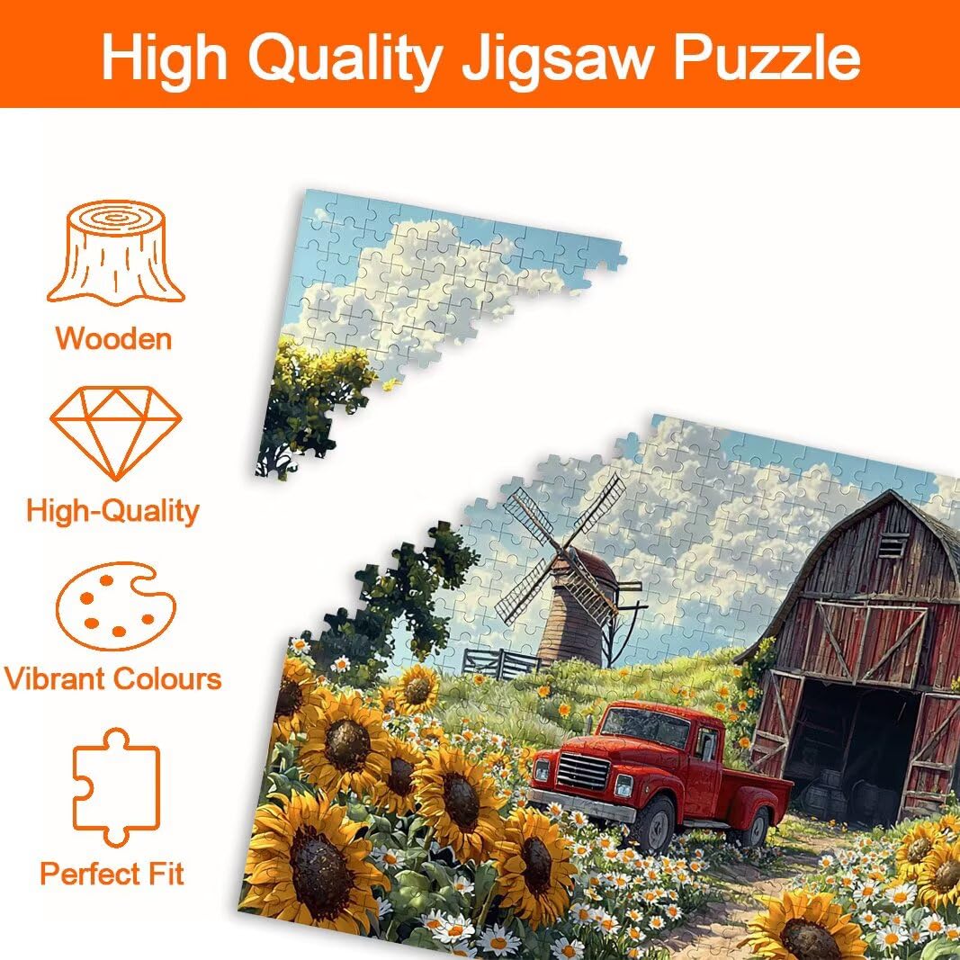 Puzzle Farm, Puzzle 5000 Pezzi Adulti per Decor, Regalo Donna/Uomo -8538