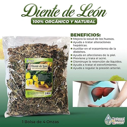 Miniatura 2 de Diente de Leon Té de hierbas 4 oz-113g Diente de León Hoja y Raíz, Té de Riñón Detox