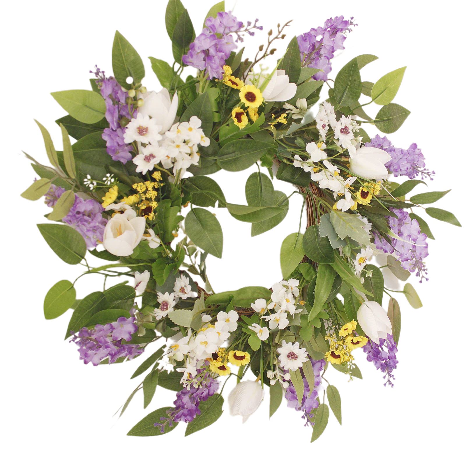 Ghirlanda primaverile / Ghirlande per porte d'ingresso / Ghirlanda color crema / Decorazioni per porte / Ghirlande di ortensie / Ghirlande / Ghirlande per porte / Ghirlanda estiva - Italia