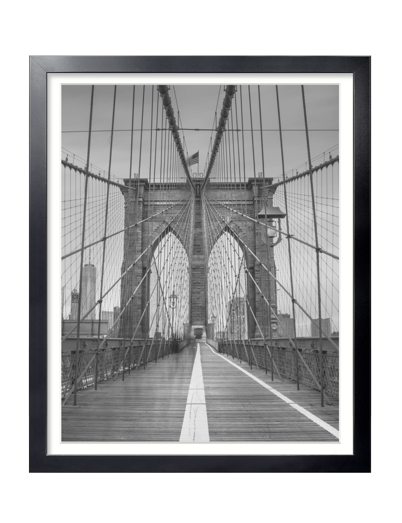 Annecy 24x30 Frame Black 1 Pack, Classic 24x30 Picture Frame Display 22x28 Pictures with Mat or 24x30 without Mat, Horizontal and Vertical for Wall-Mount, Decorate Home and Office with Large Paintings