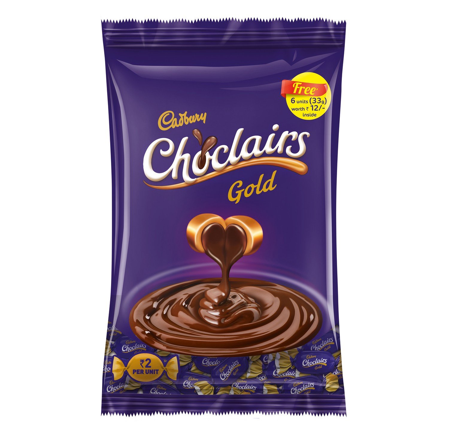 Cadbury Choclairs Gold, 330.6g Pouch (58 Units, Free 6units) (B017LHU018) Amazon Price History, Amazon Price Tracker