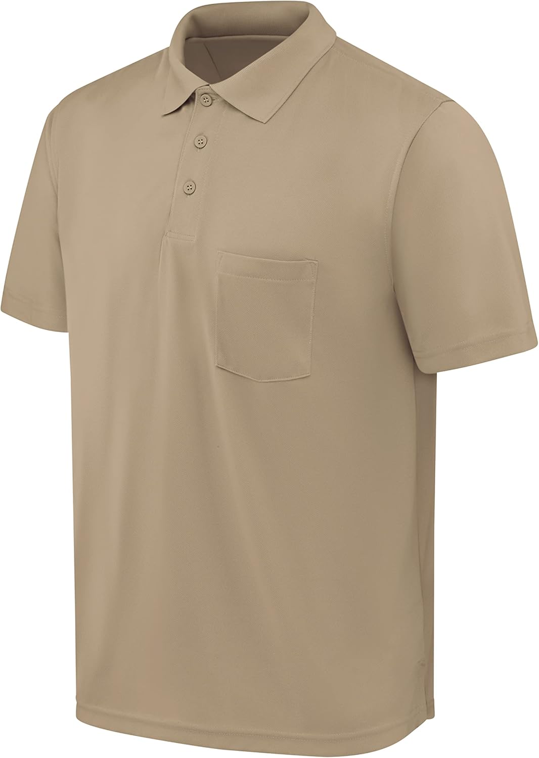 Red Kap Mens Short Sleeve Performance Knit Pocket Coro Polo