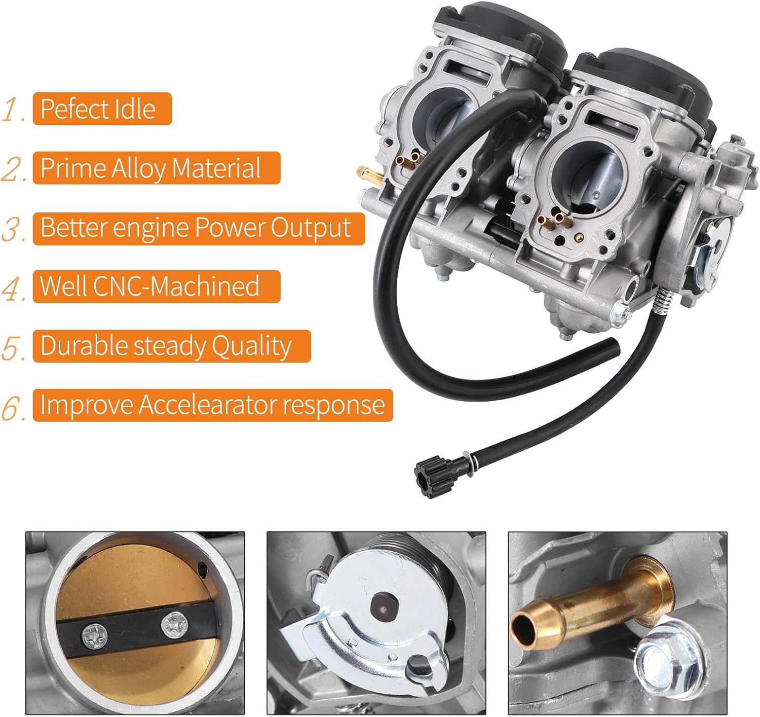 Kipa Carburetor Replace for Kawasaki Brute Force 650 KVF650 KVF650D Prairie 650 700 KVF650 KVF700 KFX700 15003-0006 15003-0071 15003-0095
