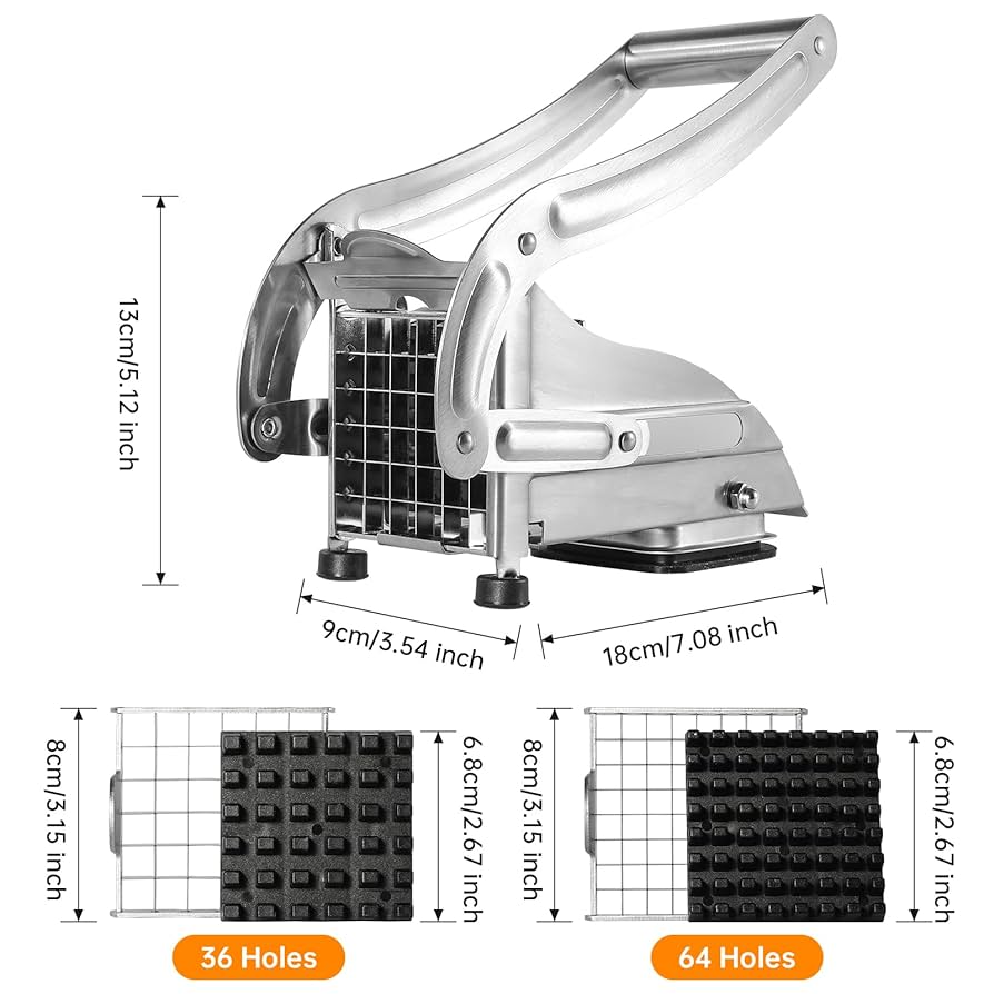 Amazon.com: YENXIKU Premium French Fry Cutter & Potato
