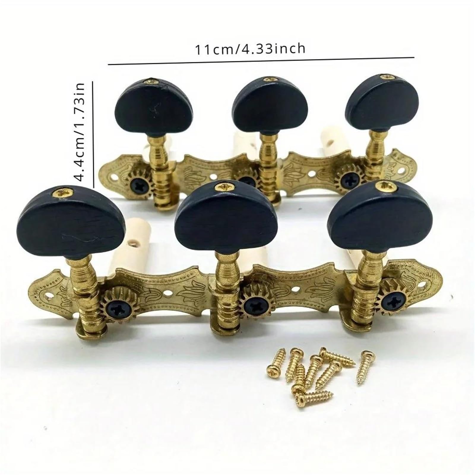 Meccaniche Per Chitarra 1 SET Di Corde Per Chitarra Classica Piroli Teste Macchine Accordatori Chiavi Parti Ricambio 3L3R