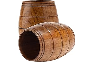 MOTZU Mini Barrel Wooden Beer Mug: Natural Charm for Every Sip