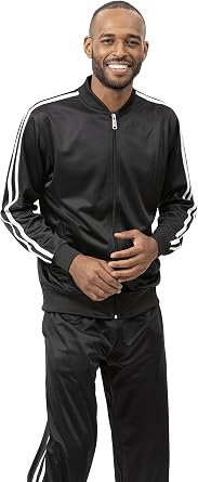 MONTIQUE Mens Track Suit 2 Piece Set - Casual Jogging Sweat Suit for Men