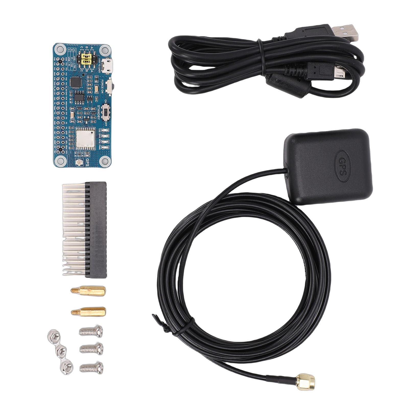 Fabater Scheda di Espansione Modulo Multi GNSS con sensibilità Migliorata e funzionalità AGNSS per Kit di Integrazione Facile GPIO RasPi 40PIN
