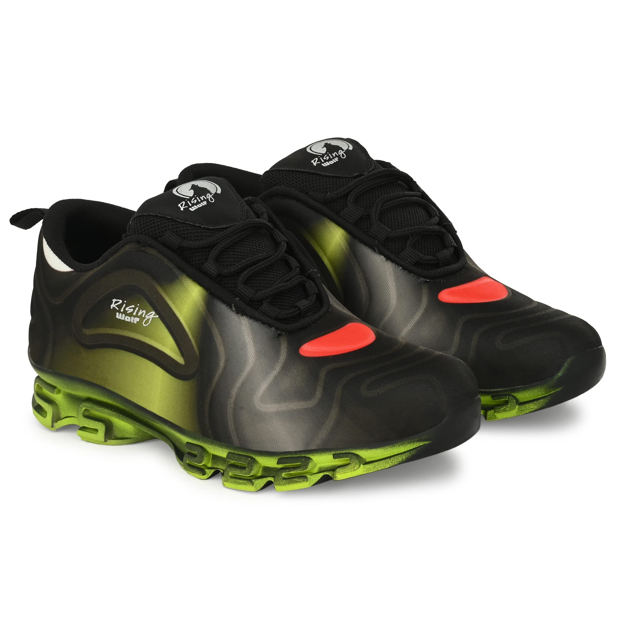 Rising Wolf Running Shoes for Men (Green, Numeric_6) (B0B74ZV5WW) Amazon Price History, Amazon Price Tracker