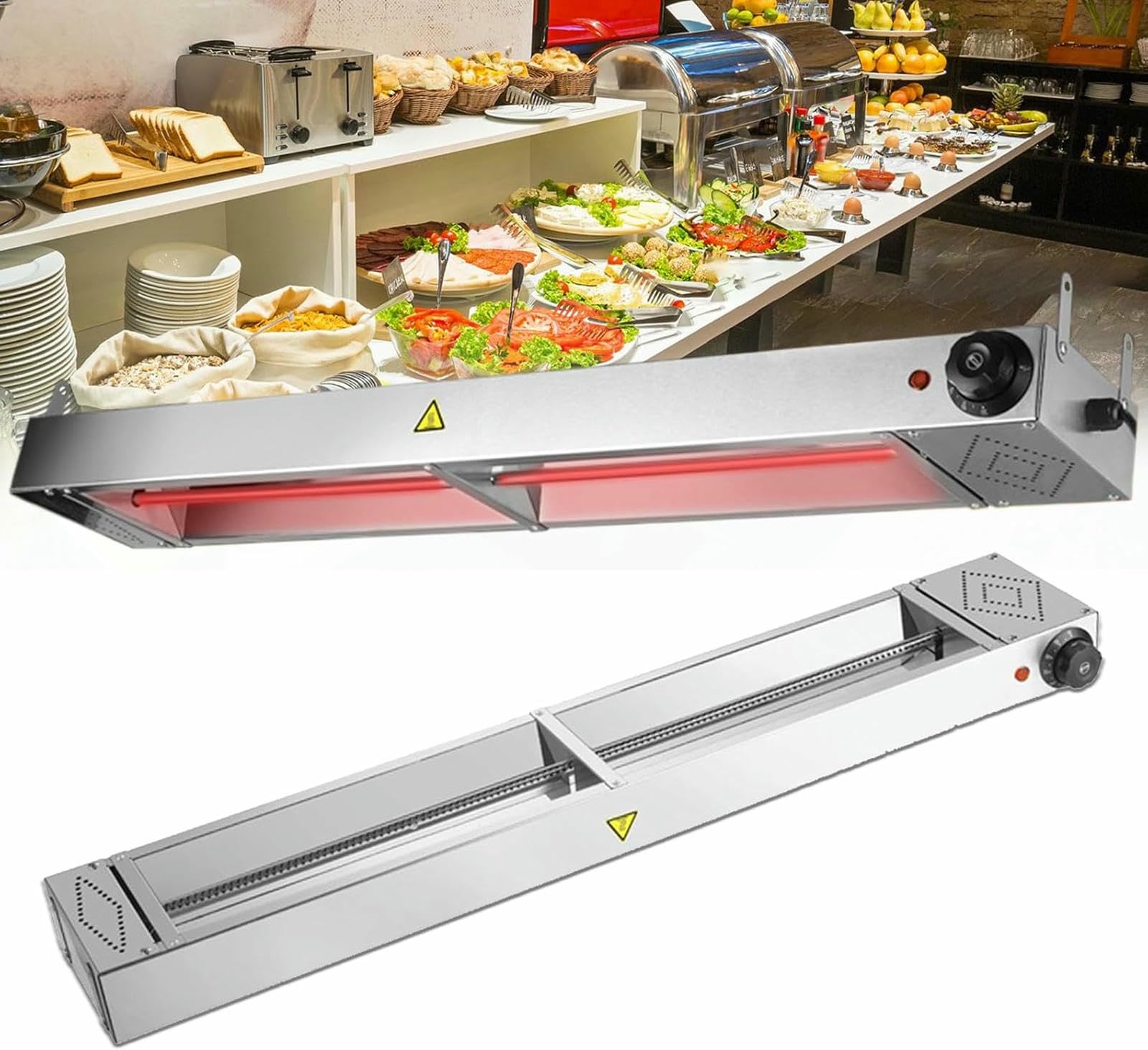 Réchauffeur commercial pour simplifier le service du buffet en cuisine de restaurant