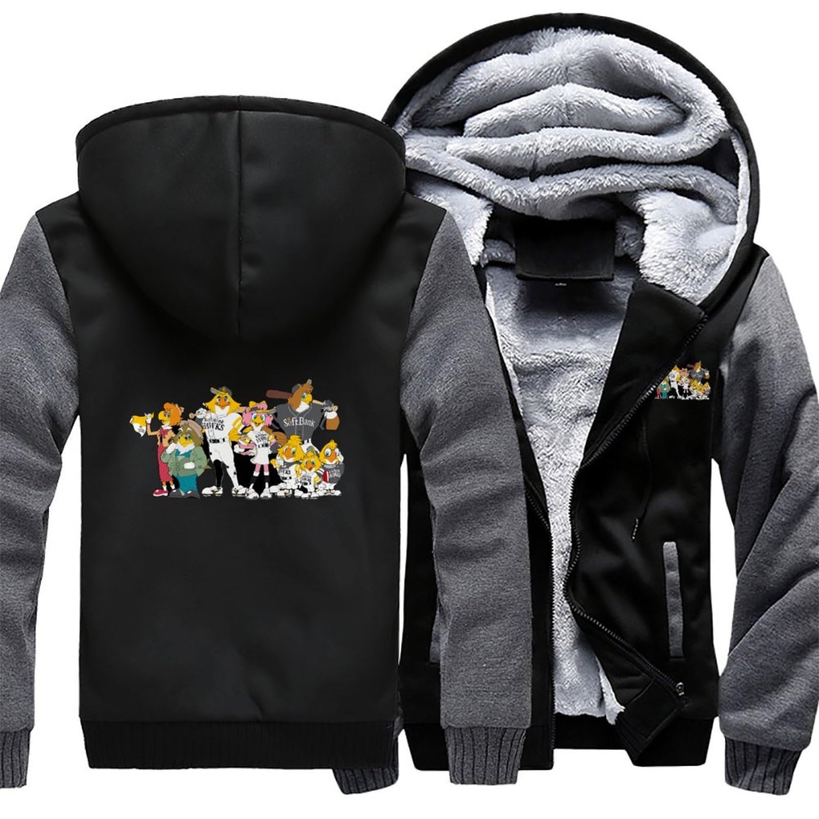 Amazon.co.jp: 福岡ソフトバンクホークス パーカー 長袖 ジップアップ