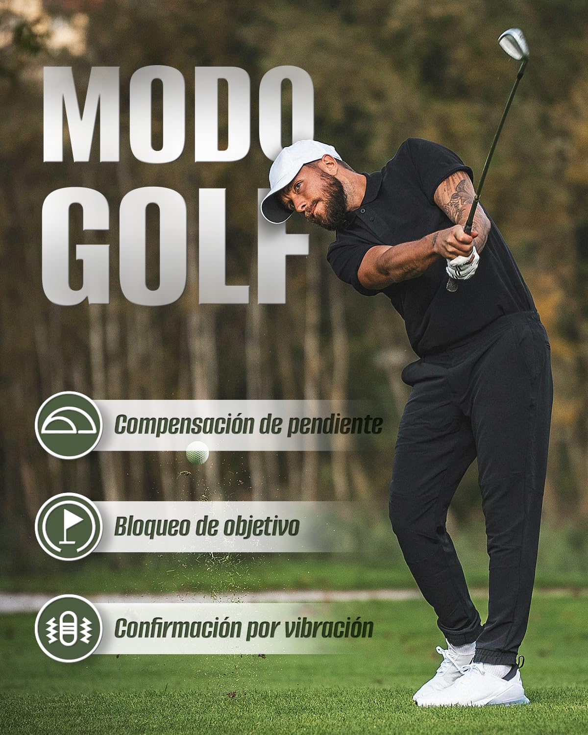 Telémetro Láser Glof, Inkerma Telémetro de Caza, Medición de Distancia de 1000/1200m con Aumento de 6X, Pantalla LCD, Alta Precisión para Medición de Ángulo/Velocidad/Escaneo/Compensación de Pendiente
