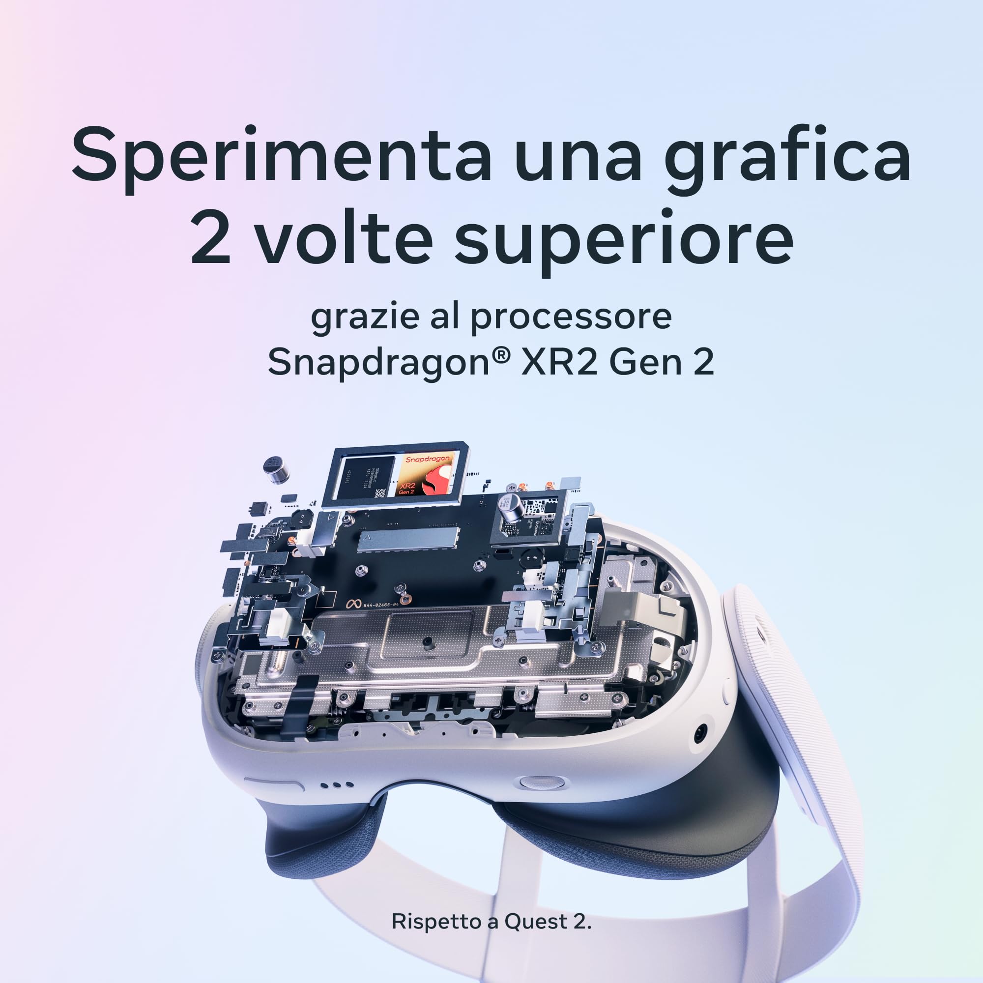 Meta Quest 3 512 GB — Il Quest più potente di sempre — Esperienza di realtà virtuale definitiva — Prova di 3 mesi di Meta Horizon+ inclusa