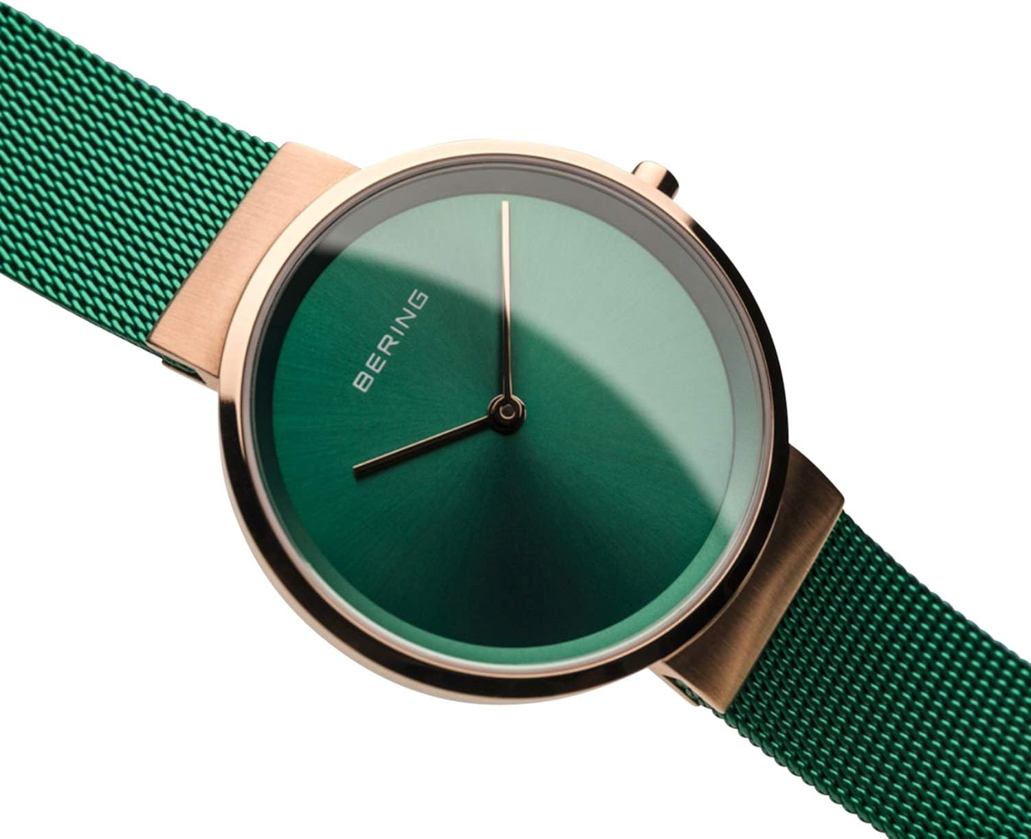 Bering Orologio da polso analogico al quarzo Classic Collection con cinturino in acciaio inox e vetro zaffiro Bering Orologio da polso analogico al quarzo Classic Collection con cinturino in acciaio inox e vetro zaffiro