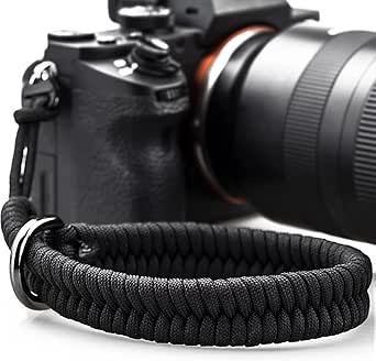 AQAREA Camera Wrist Strap for DSLR Mirrorless Camera, Quick Release Camera Hand Strap with Safer Connector