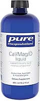 Vista 1 de Pure Encapsulations CalMagD Liquid Calcio, magnesio y vitamina D en una práctica forma líquida 16.2 onzas líquidas