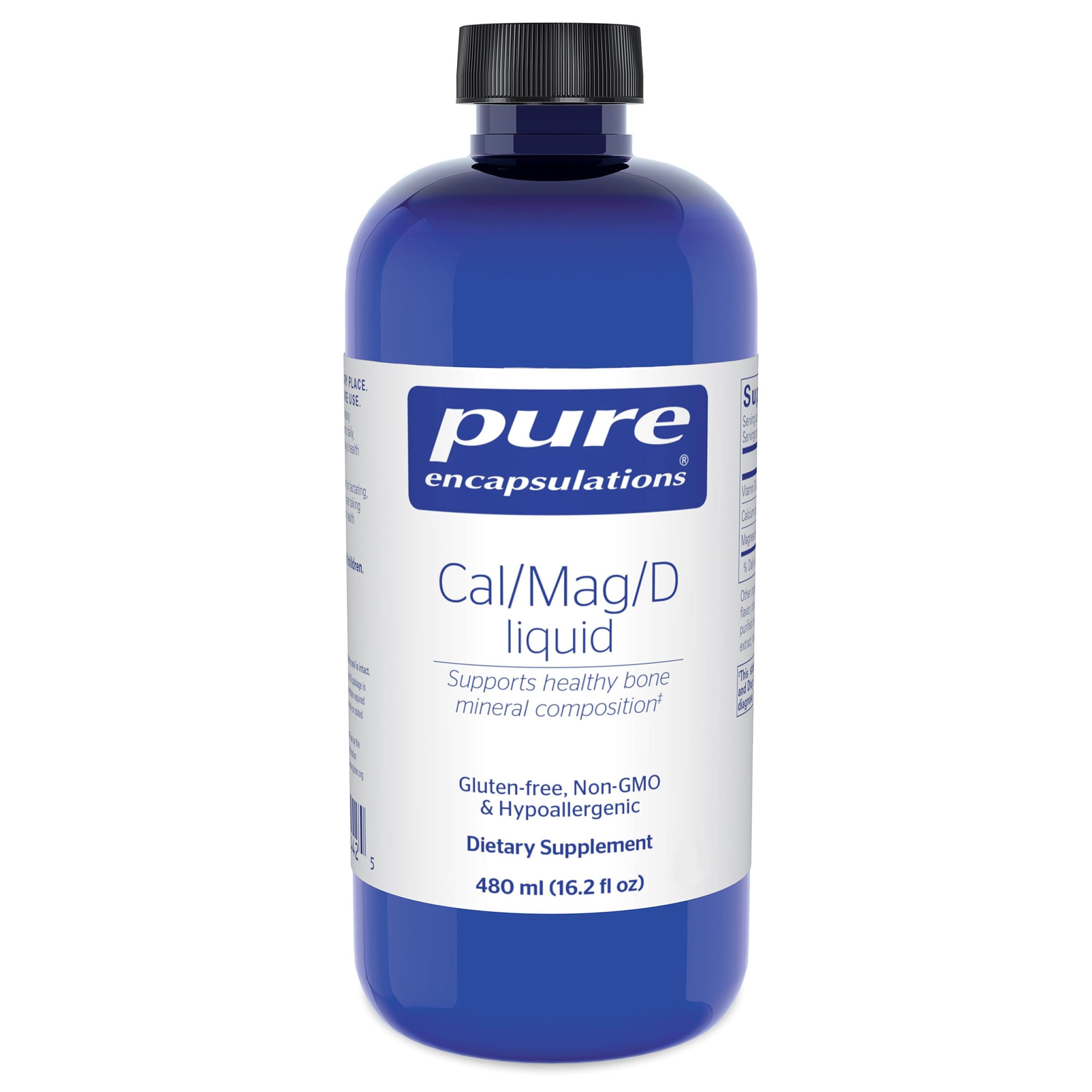 Cal/Mag/D Liquid | Calcium, Magnesium and Vitamin D in a Convenient Liquid Form | 16.2 fl. oz.