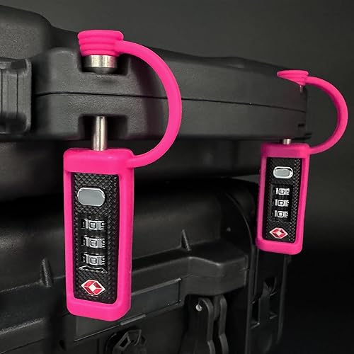 Miniatura 10 de Cerraduras de viaje para armas de fuego aprobadas por la TSA, estuche rígido para pistola, cerradura de caja de transporte para pistola, funda a