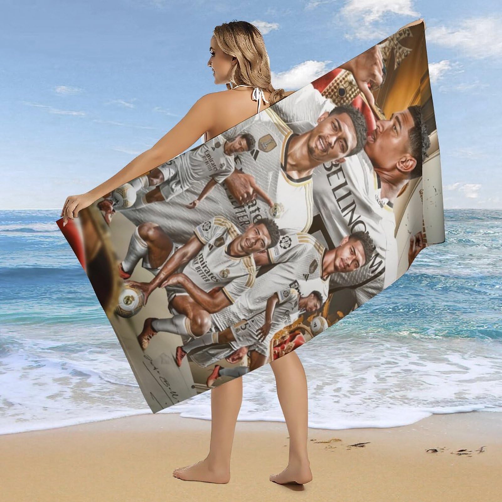 Football Cristiano Ronaldo Serviettes De Plage Bain Towel