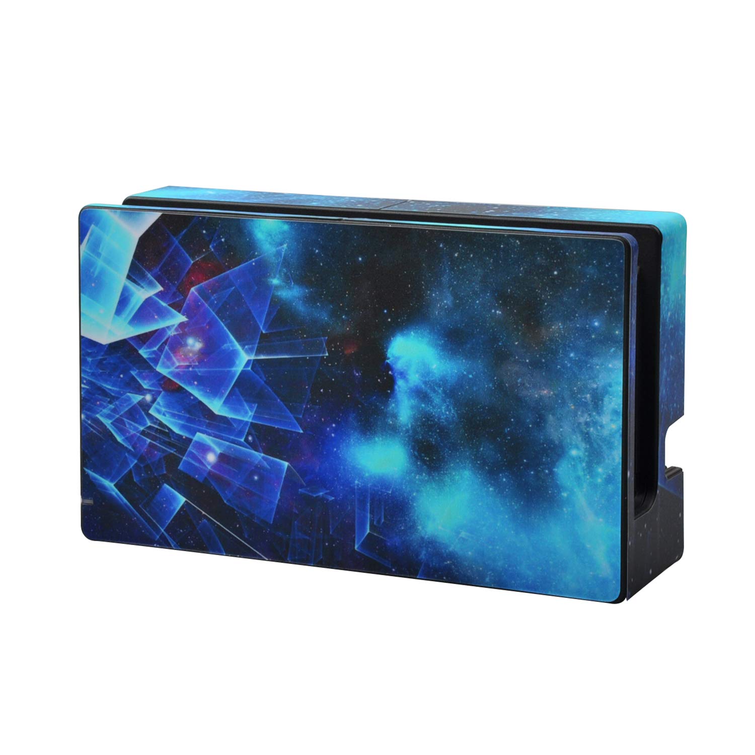 eXtremeRate Multidimensional Galaxy Print Decals Stickers Full Set Faceplate Skins +2Pcs Screen Protector for Nintendo Switch/for NS Console & joy con Controller & Dock Protection Kit — view 5