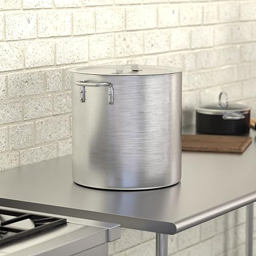 Vista 36 de Olla de aluminio de peso estándar de 32 cuartos de galón con tapa multicolor/fantasía (Standard Weight)