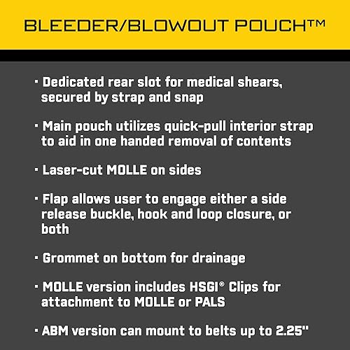 Miniatura 4 de Bolsa Bleeder-Blowout HSGI para almacenar equipo de necesidad médica
