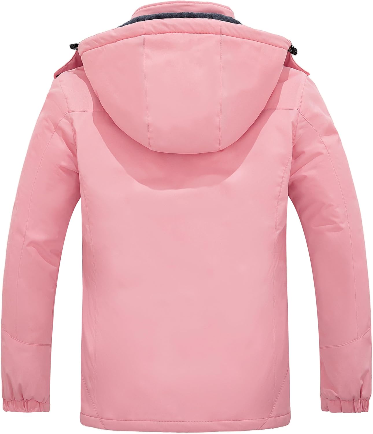 wantdo Women's Mountain Waterproof Ski Jacket Windproof Rain Jacket Winter Warm Hooded Coat - Image 2