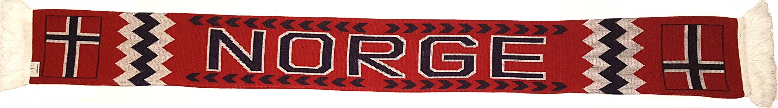 Euroscarves Norway Norge Norwegia piłka nożna szalik z dzianiny szal
