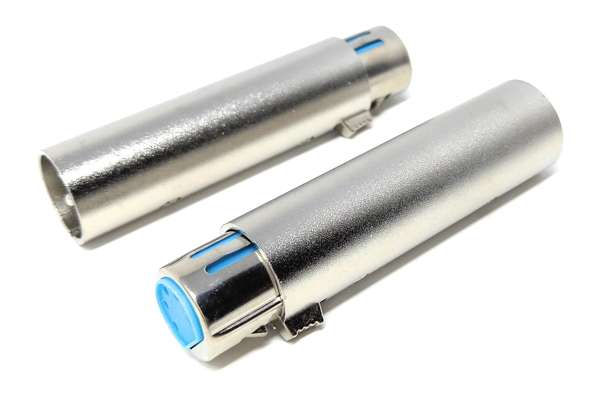 DRUT 2pcs. XLR 3-Pin Male to 5-Pin Female DMX Adapter - Audio, Video, Stage Light Converter, Joiner, Extender - Image 2