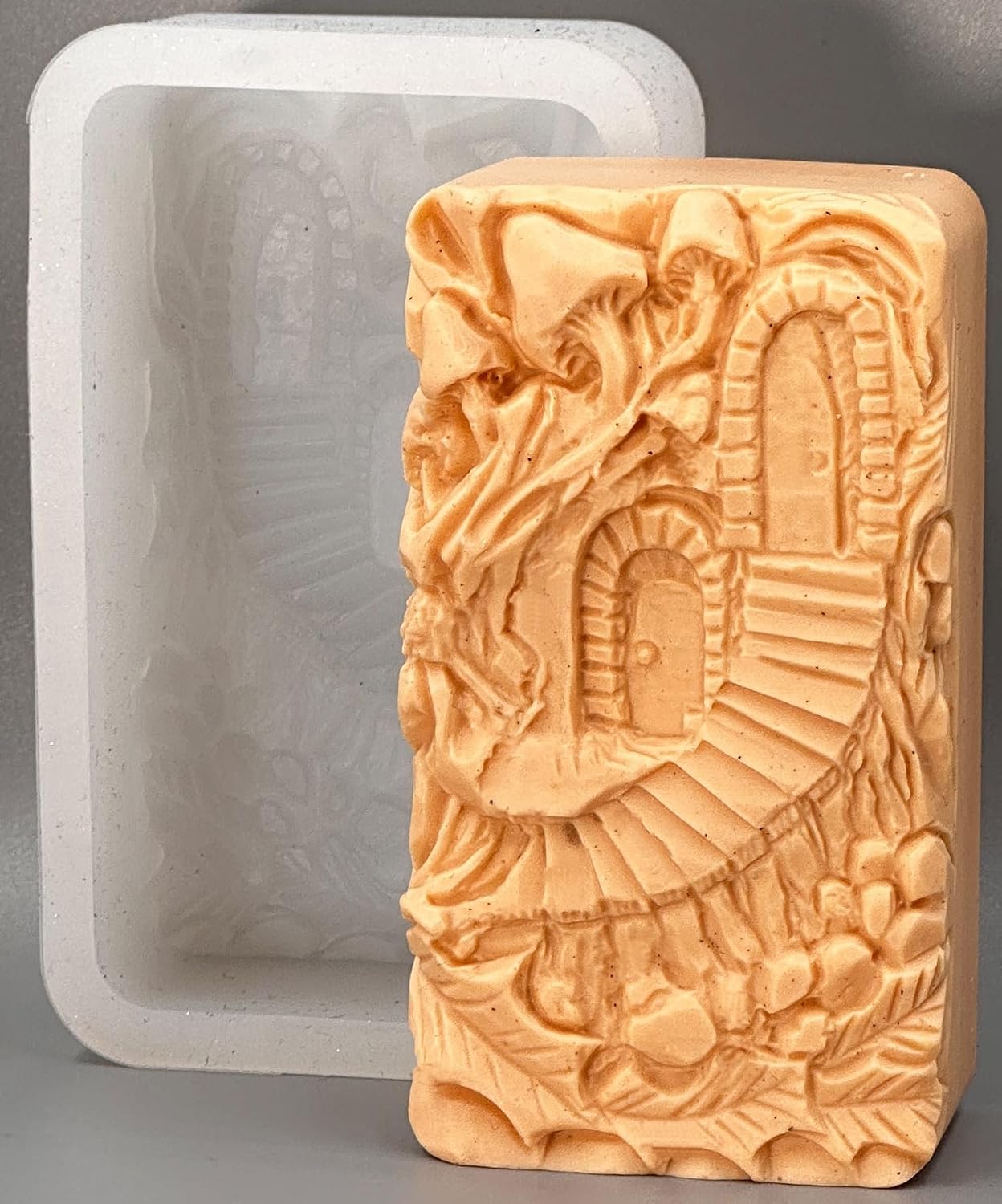 Fairy House Silicone Mold for soap Making and Other Crafts, Door, gate